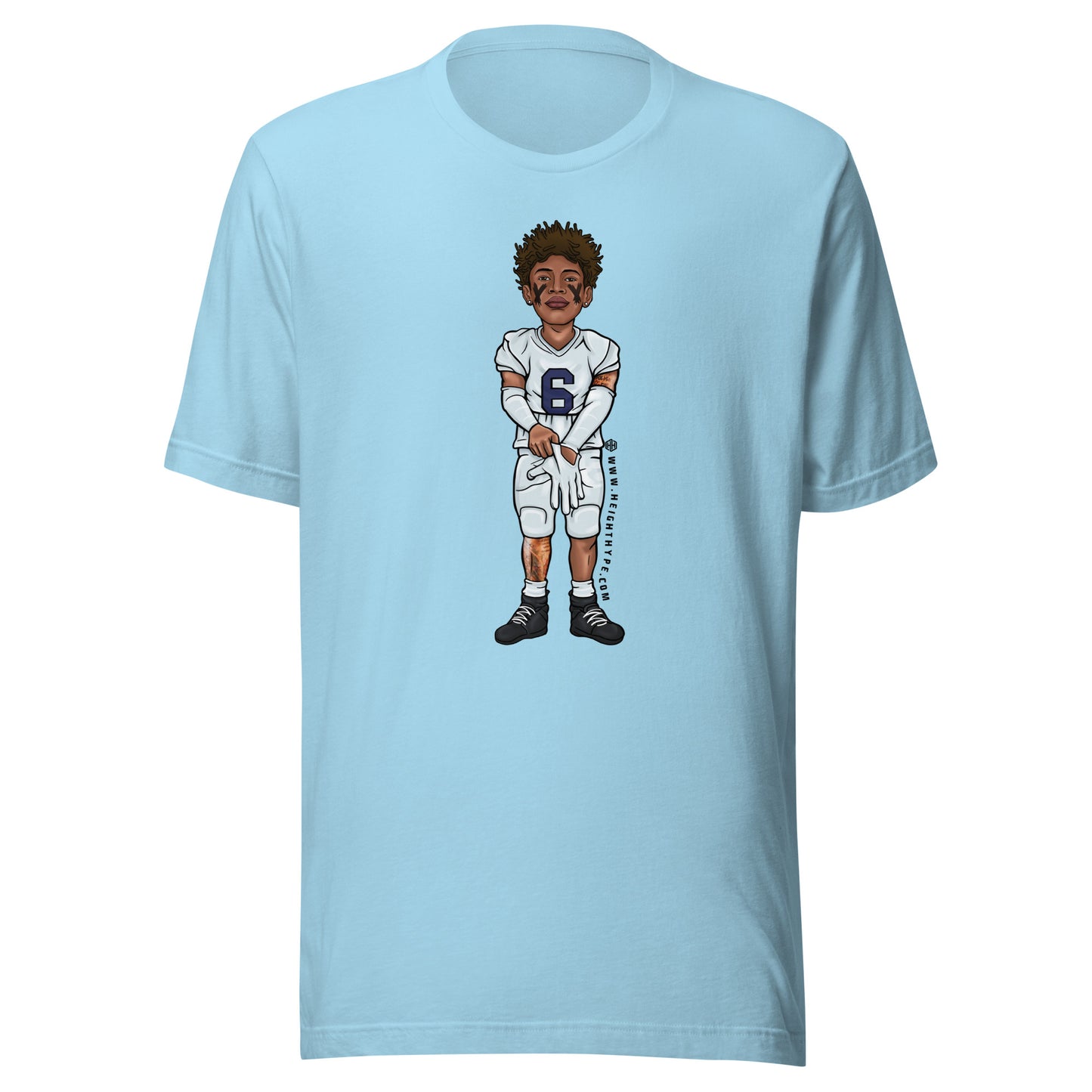 ZAKEE WHEATLEY HH UNISEX T-SHIRT (White & LIght Blue Option)