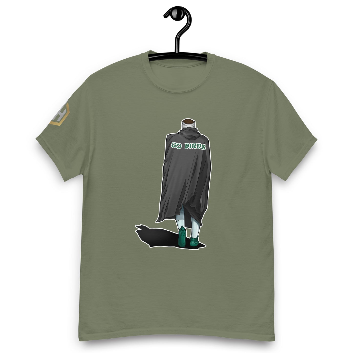 GO BIRDS! GREEN KNIGHT RISES -  Men's classic tee (HH logo on sleeve)